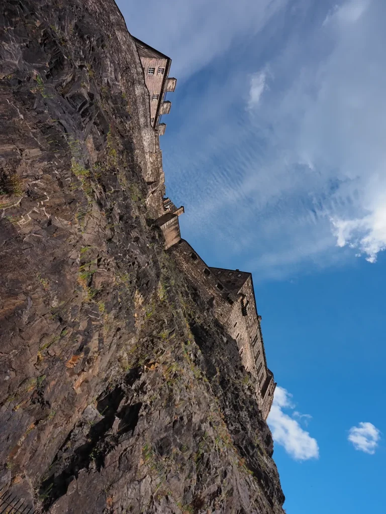 La rocca del Castello di Edimburgo